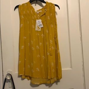 Yellow blouse